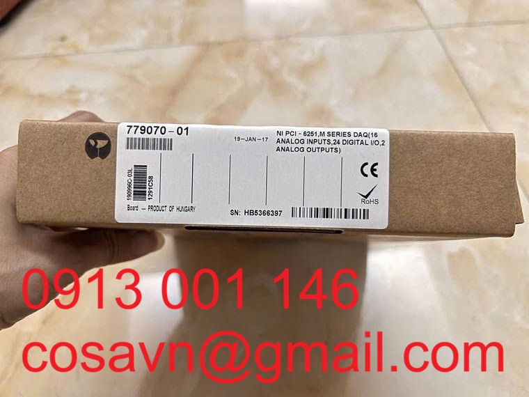 National Instruments (NI) Bo mạch thu thập dữ liệu đa chức năng (DAQ) dòng PCI-6251 M NI PCI-6251